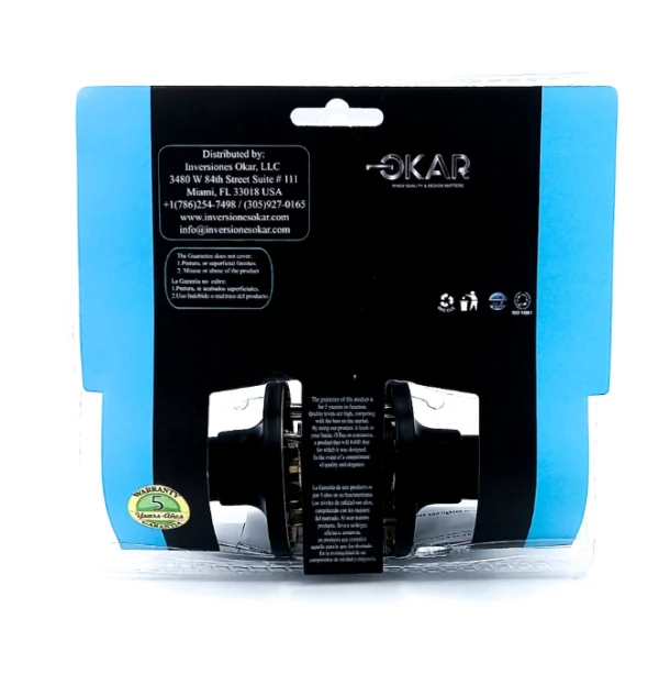 Manija de Puerta Tubular 6491-MB - Imagen 4